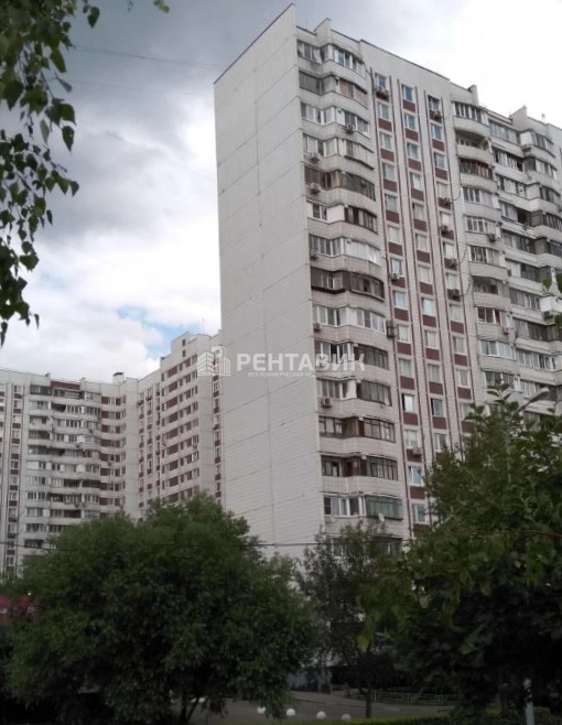 фасад дома, здание по адресу г Москва, Варшавское шоссе, д 128 к 1
