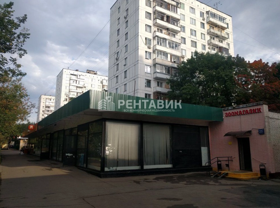 фасад дома, здание по адресу г Москва, б-р Яна Райниса, д 23