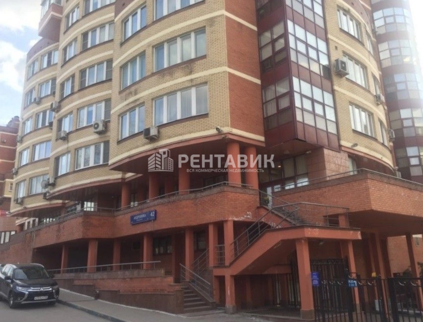 фасад дома, здание по адресу г Москва, пр-кт Андропова, д 42 к 1