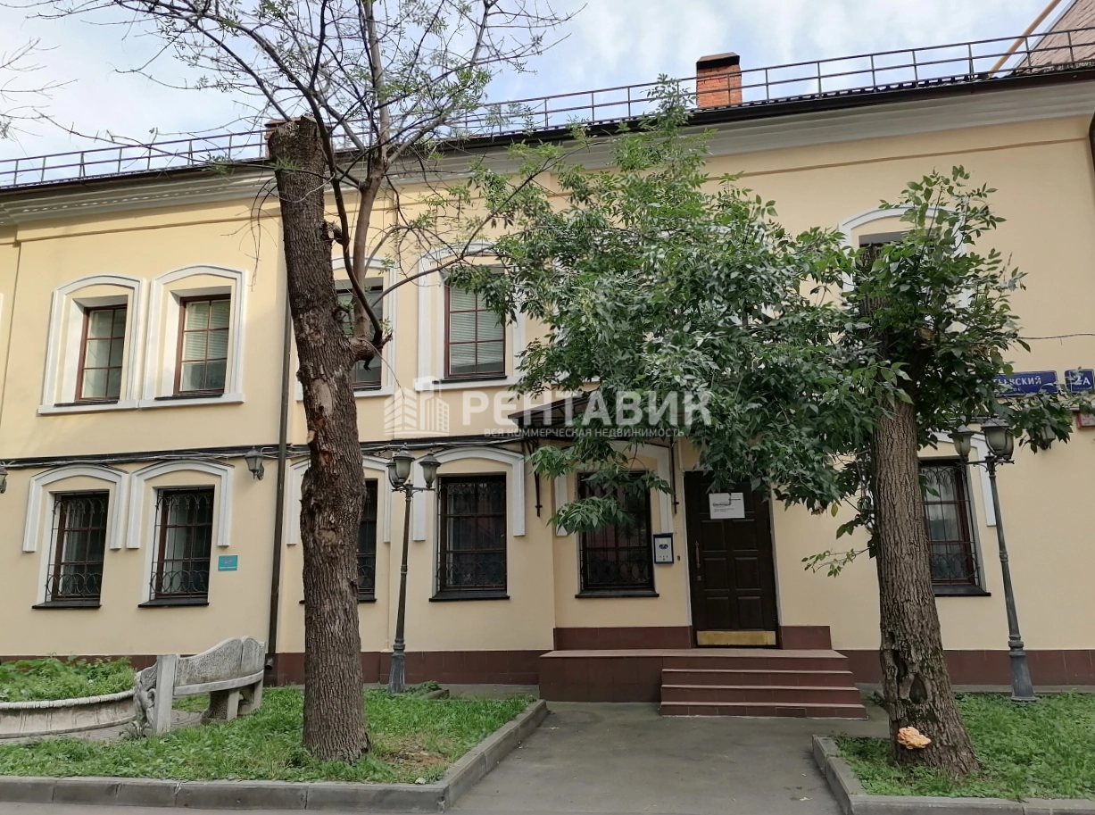 фасад дома, здание по адресу г Москва, Леонтьевский пер, д 2А стр 2 