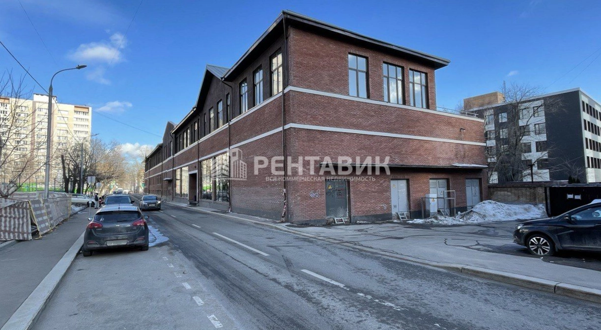 фасад дома, здание по адресу г Москва, ул Бакунинская, д 72 стр 2