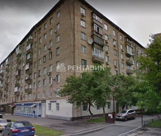 фасад дома, здание по адресу г Москва, Ленинский пр-кт, д 57