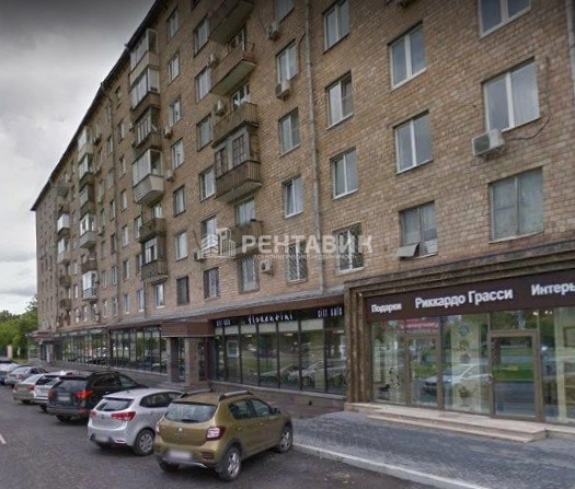 фасад дома, здание по адресу г Москва, Ленинский пр-кт, д 57