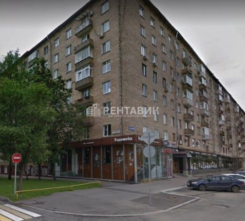 фасад дома, здание по адресу г Москва, Ленинский пр-кт, д 57
