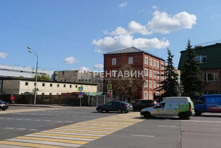 фасад дома, здание по адресу г Москва, ул Переяславская Ср., д 25 стр 1 