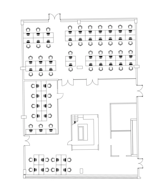 Офис Manufaqtury Poklonka Place площадью 397 квадратных метров