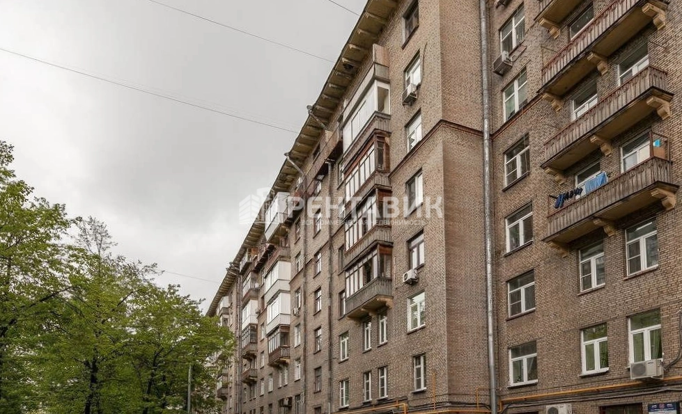 фасад дома, здание по адресу г Москва, Беговая аллея, д 3