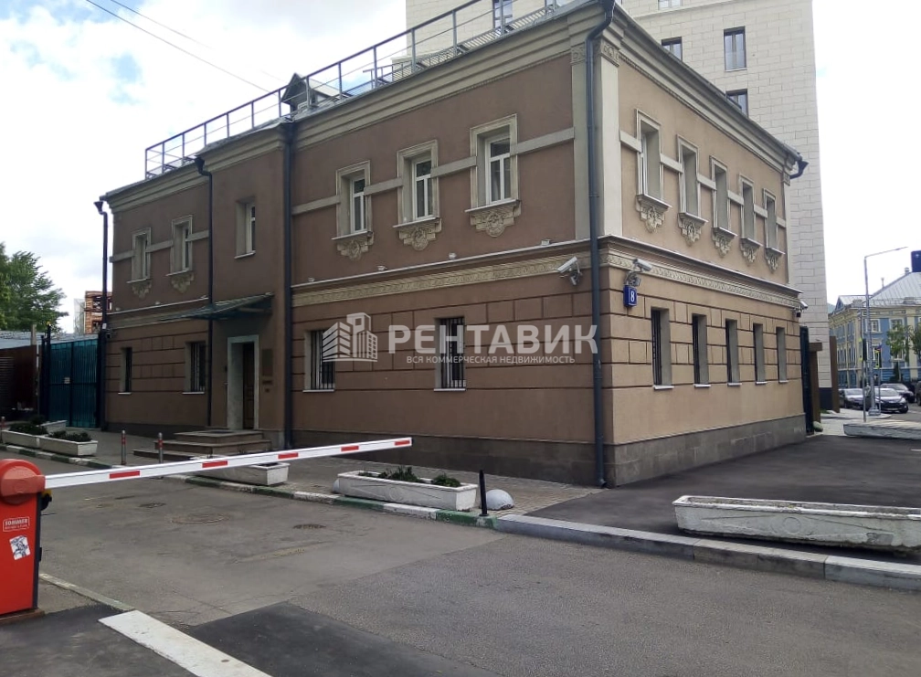фасад дома, здание по адресу г Москва, 2-й Спасоналивковский пер, д 8