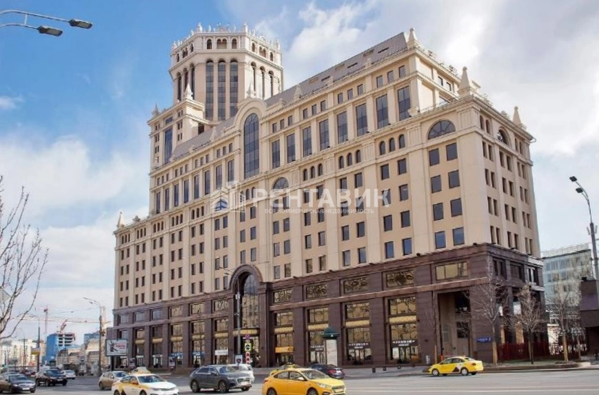 фасад дома, здание по адресу г Москва, Павелецкая пл, д 2 стр 1