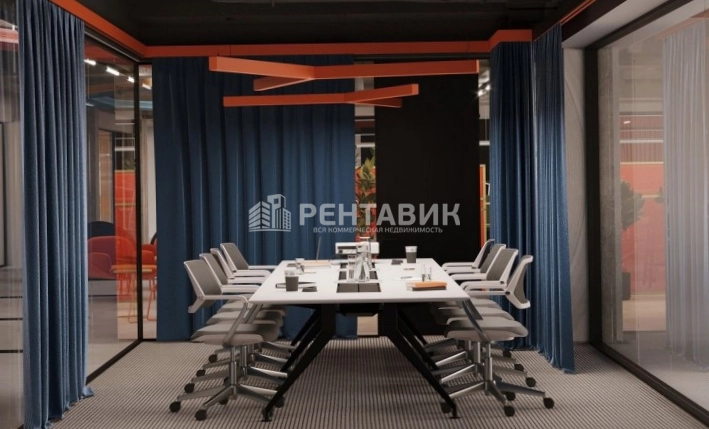 Офис WORKKI На Тульской площадью 2185 квадратных метров