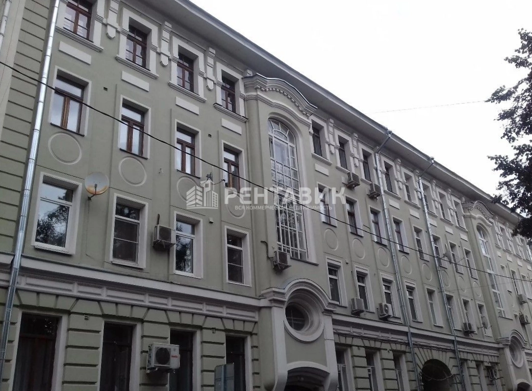 фасад дома, здание по адресу г Москва, пер Козихинский Б., д 6