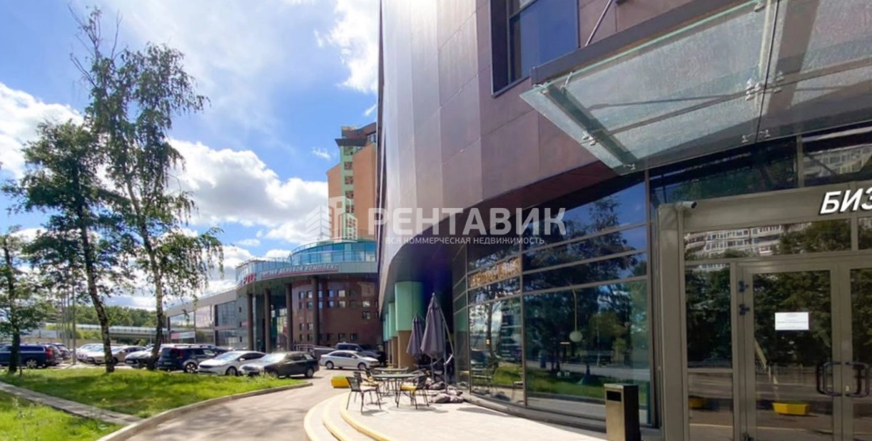 фасад дома, здание по адресу г Москва, Рублёвское шоссе, д 48/1