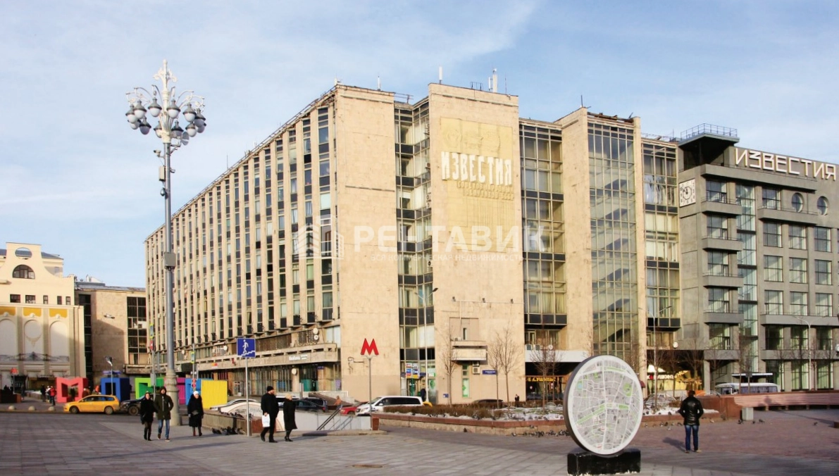 фасад дома, здание по адресу г Москва, ул Тверская, д 18 к 1