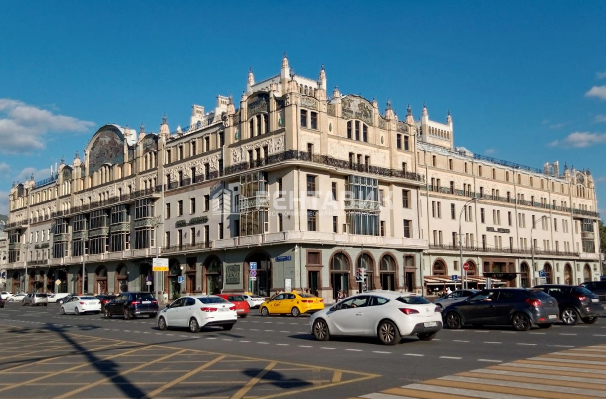 фасад дома, здание по адресу г Москва, Театральный проезд, д 2