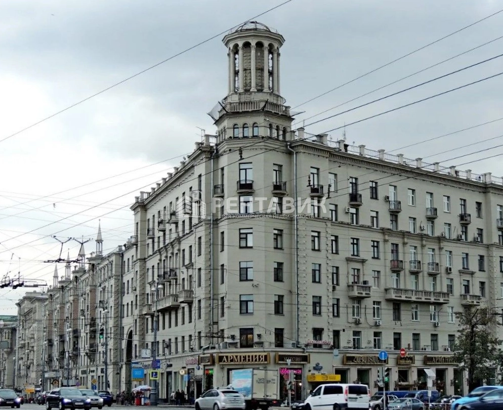 фасад дома, здание по адресу г Москва, ул Тверская, д 17