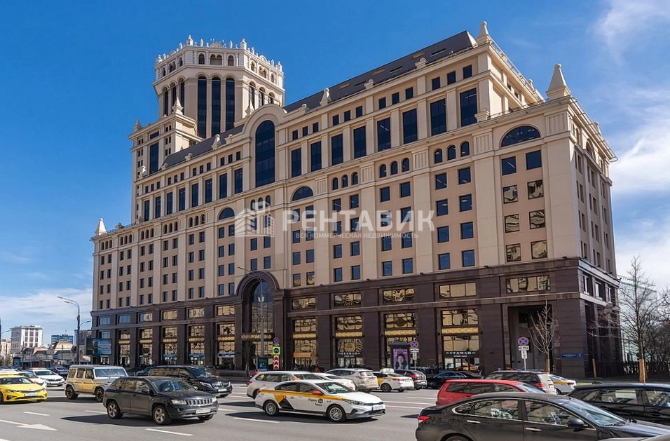 фасад дома, здание по адресу г Москва, Павелецкая пл, д 2 стр 1