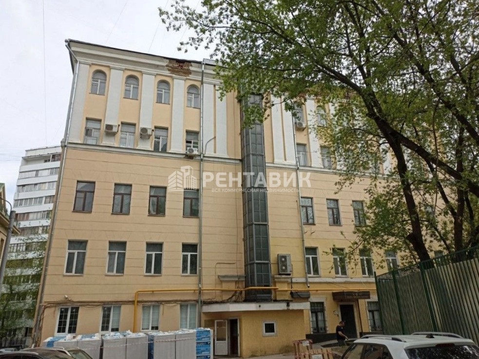 фасад дома, здание по адресу г Москва, ул Доброслободская, д 6 стр 1