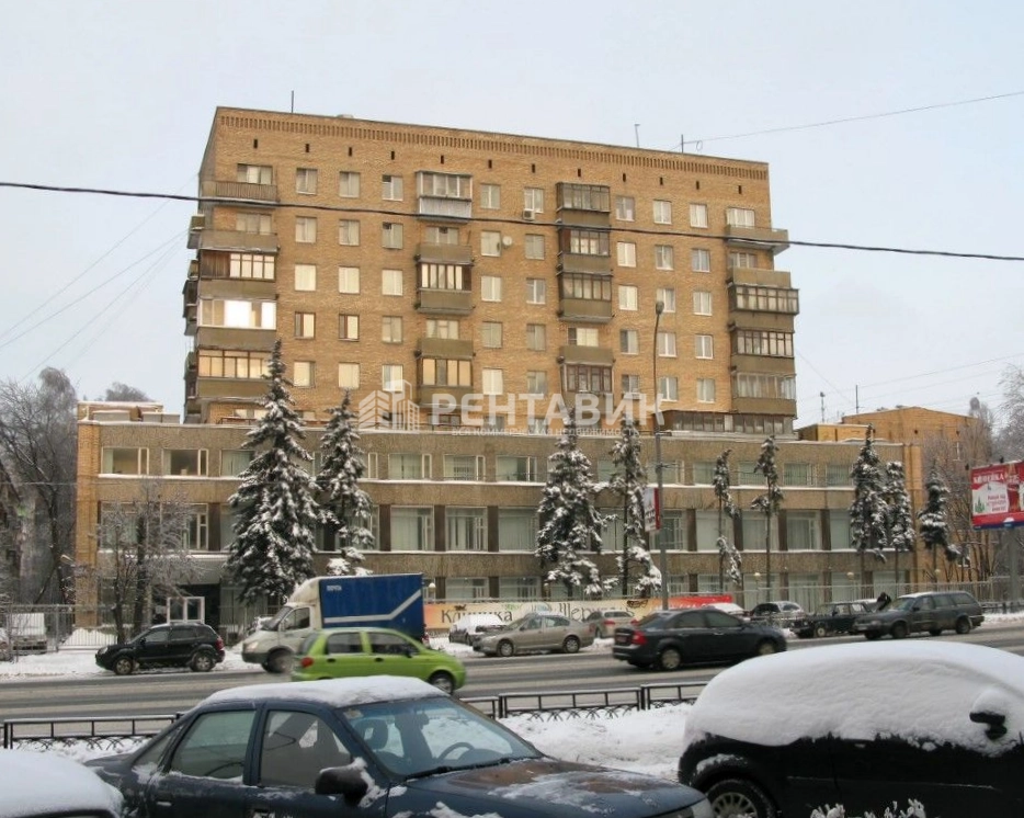 фасад дома, здание по адресу г Москва, Можайское шоссе, д 10