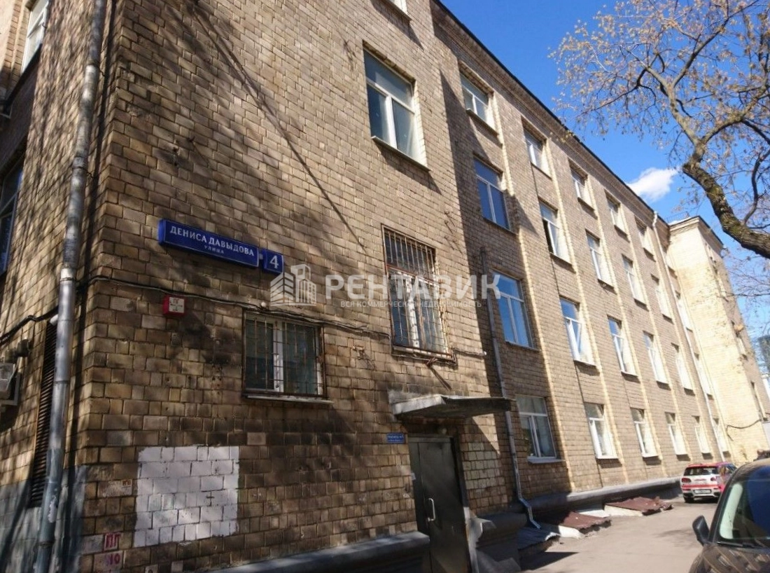 фасад дома, здание по адресу г Москва, ул Дениса Давыдова, д 4