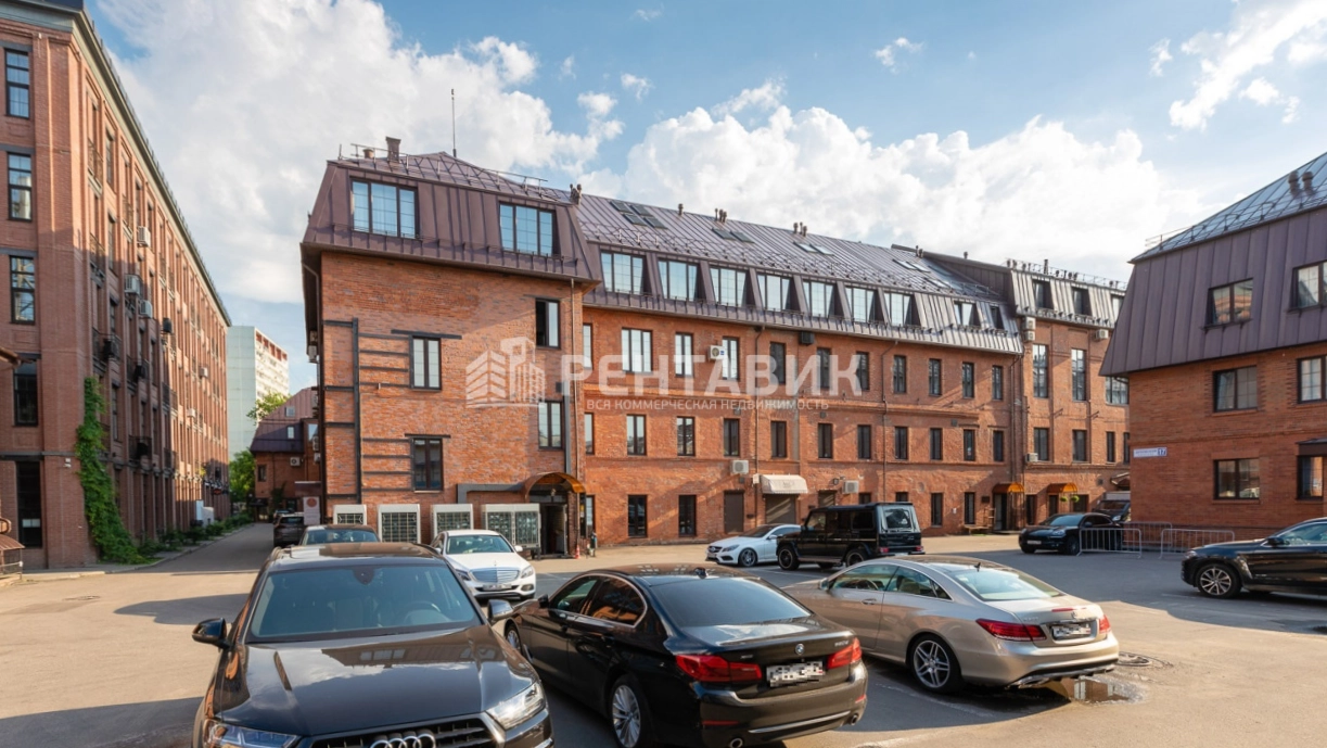 фасад дома, здание по адресу г Москва, Духовской пер, д 17 стр 1