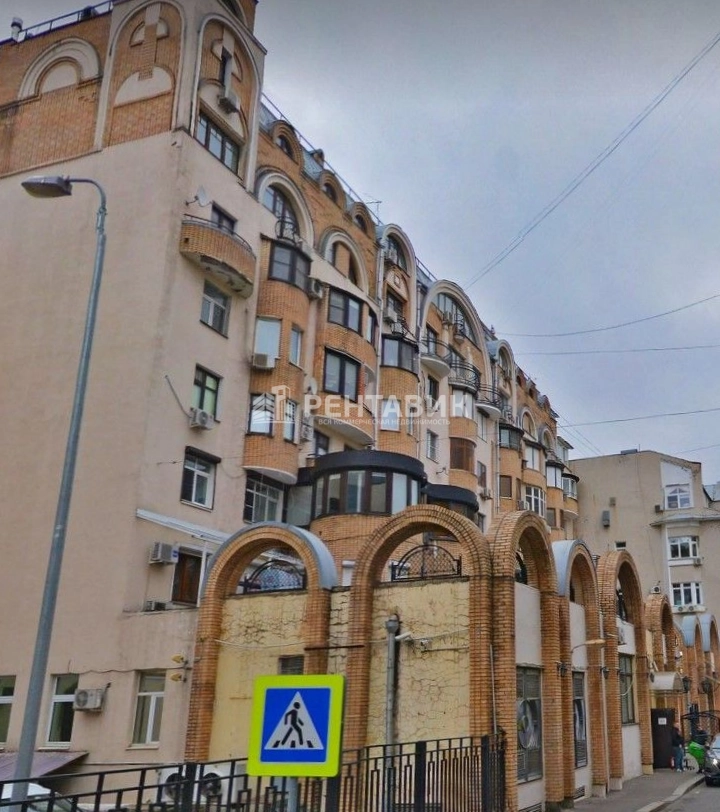 фасад дома, здание по адресу г Москва, Луков пер, д 8