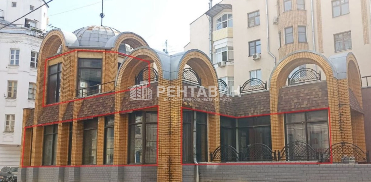 фасад дома, здание по адресу г Москва, Луков пер, д 8