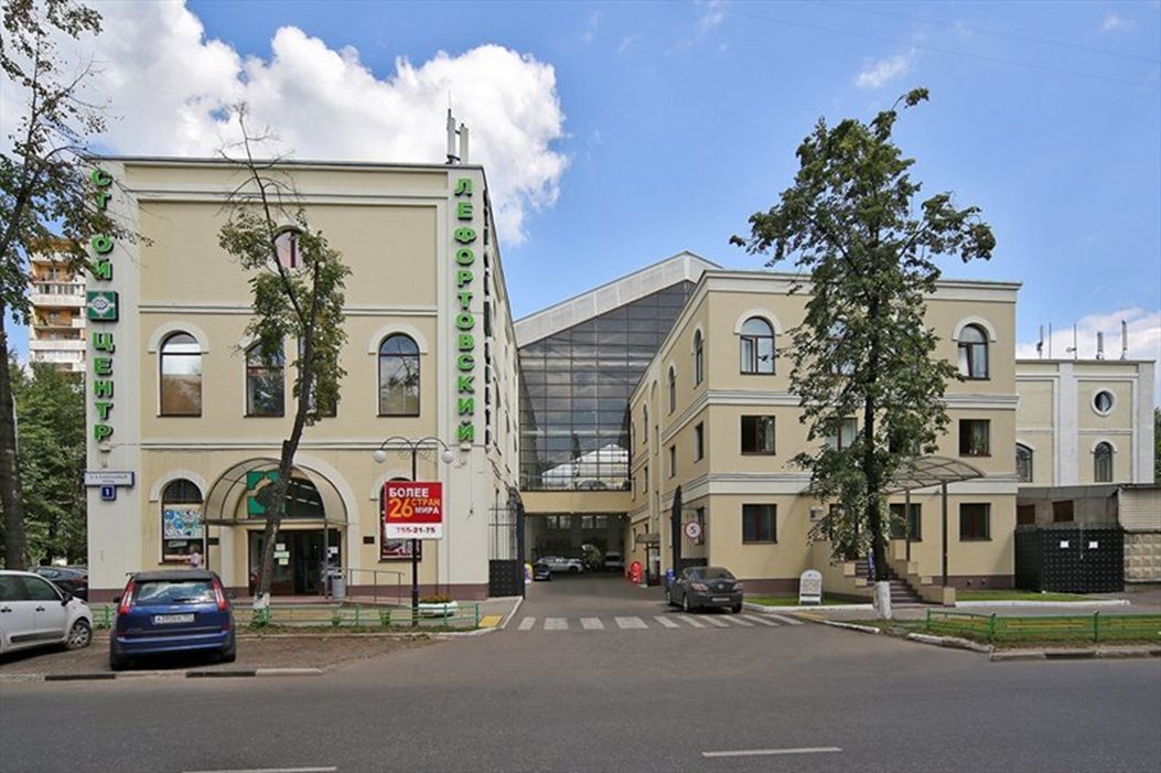 фасад дома, здание по адресу г Москва, 2-й Кабельный проезд, д 1