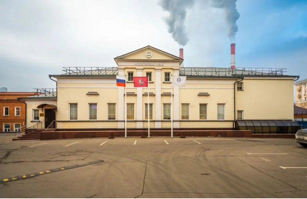 фасад дома, Бизнес-центр Московский шёлк, строение 4 по адресу г Москва, Большой Саввинский пер, д 12 стр 4