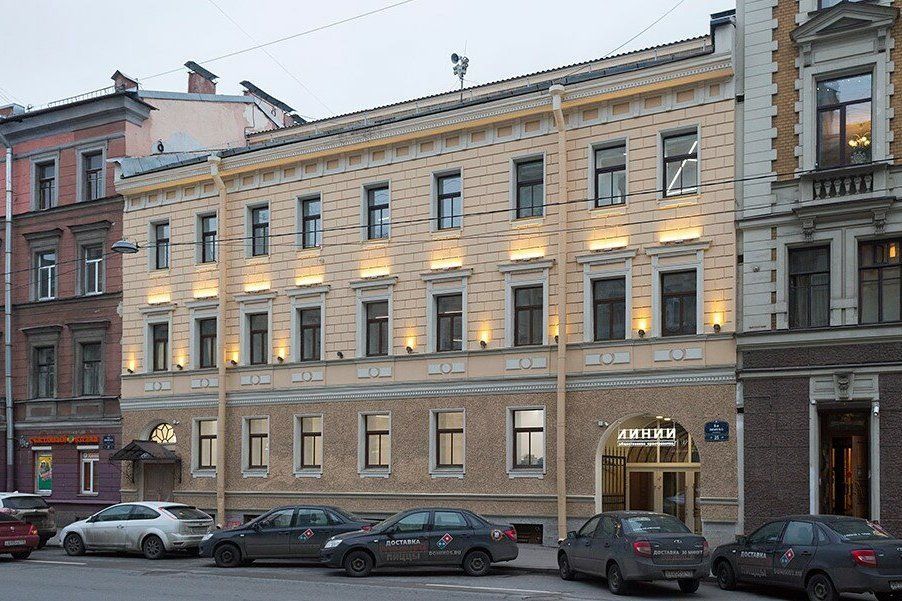 фасад дома, здание по адресу г Санкт-Петербург, линия 8-я В.О., д 25