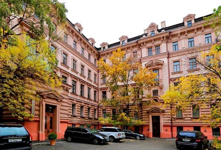 фасад дома, здание по адресу г Москва, Романов пер, д 3 стр 7