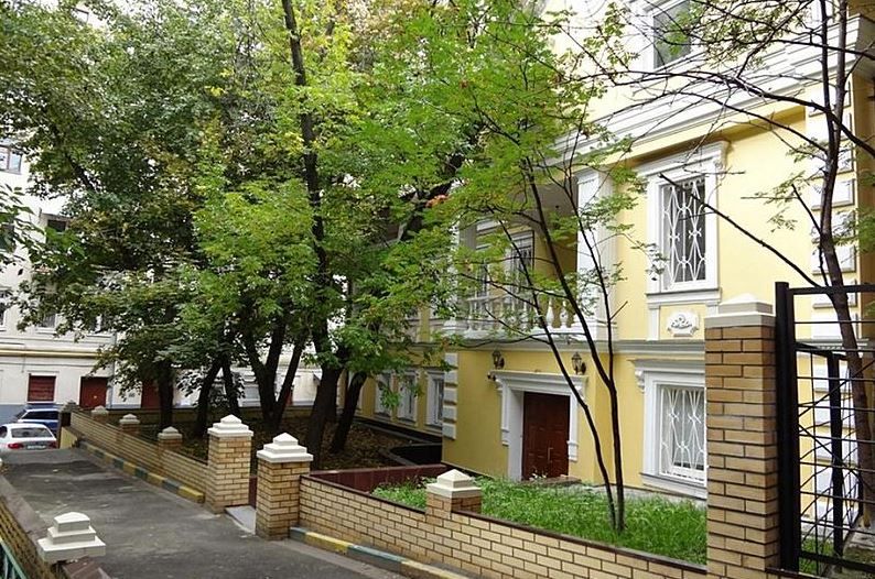 фасад дома, здание по адресу г Москва, Шубинский пер, д 6 стр 4 