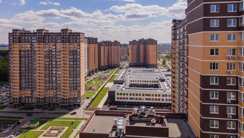 фасад дома, здание по адресу Московская обл, г Балашиха, Косинское шоссе, д 33