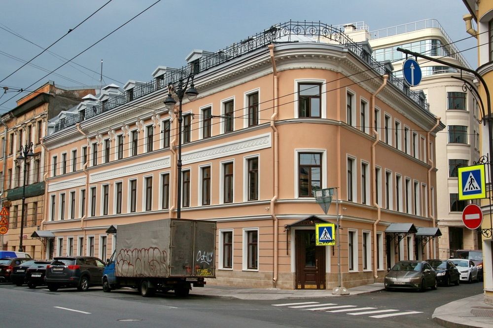 фасад дома, здание по адресу г Санкт-Петербург, Щербаков пер, д 17/3 стр 1 