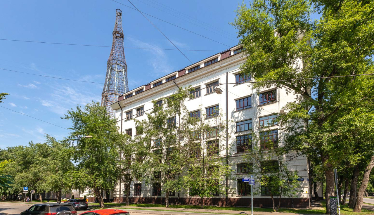 фасад дома, здание по адресу г Москва, ул Шухова, д 14 