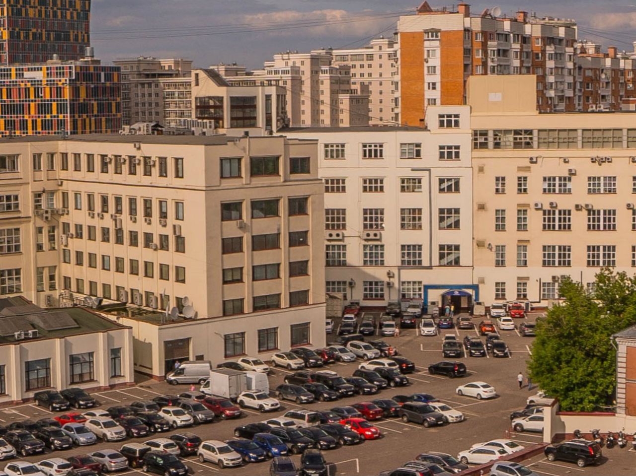 фасад дома, Бизнес-центр Шаболовка 31. Корпус Б по адресу г Москва, ул Шаболовка, д 31 стр б