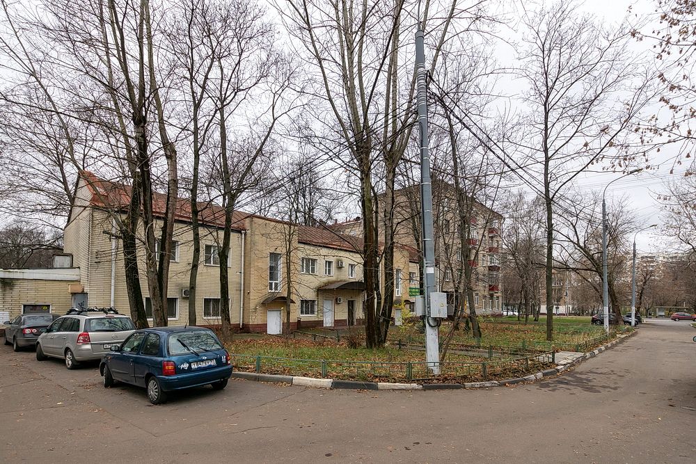 фасад дома, здание по адресу г Москва, ул Лётчика Бабушкина, д 6 стр 2 
