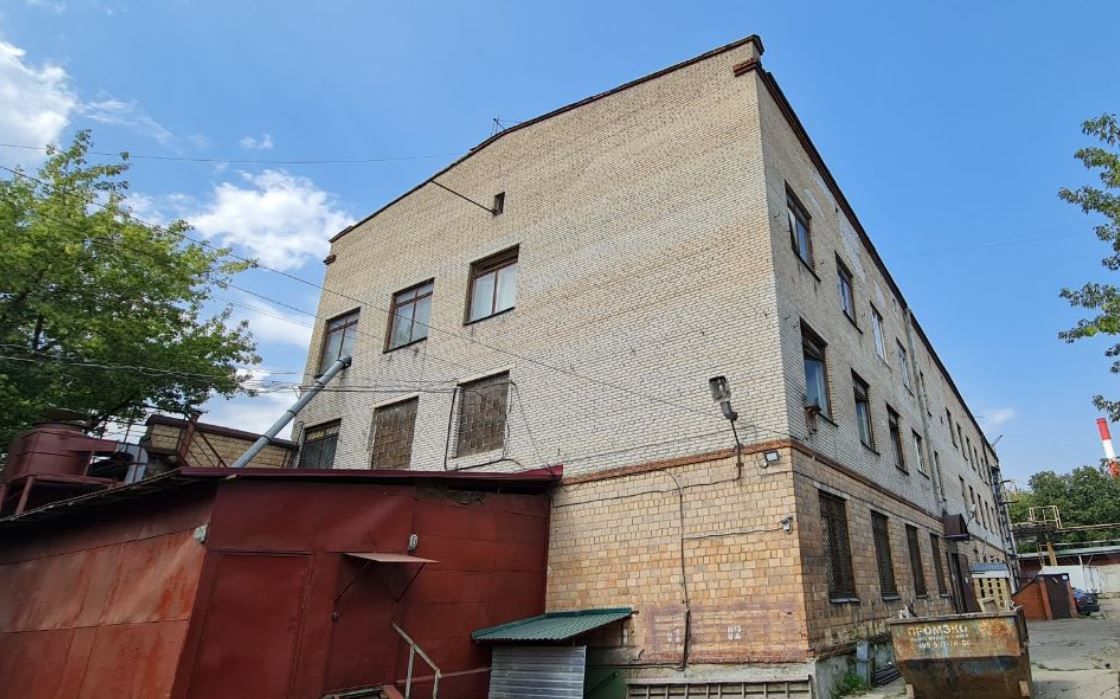 фасад дома, здание по адресу г Москва, ул Угрешская, д 35 стр 1 
