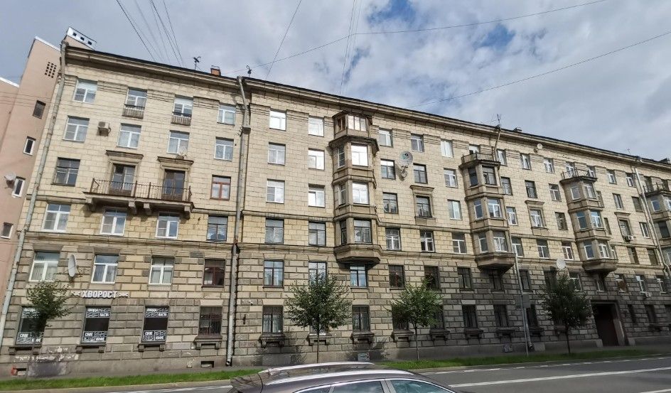 фасад дома, здание по адресу г Санкт-Петербург, ул Ординарная, д 20