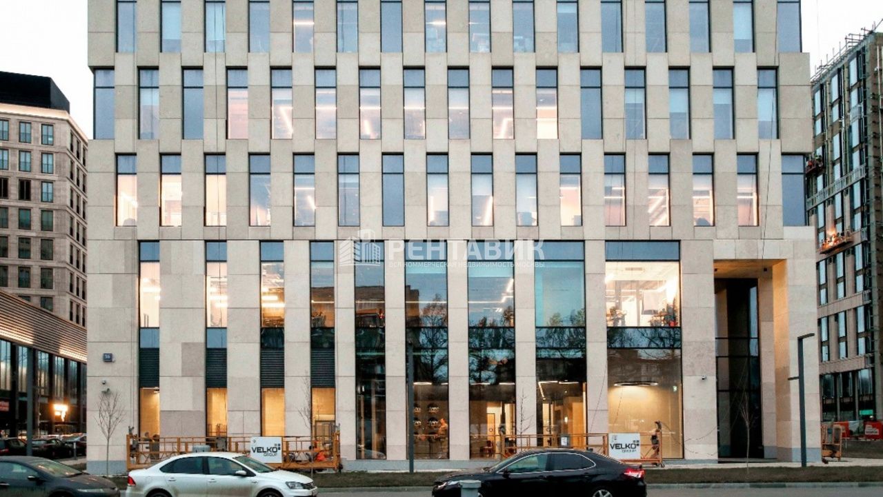 фасад дома, здание по адресу г Москва, Ленинградский пр-кт, д 36 стр 11