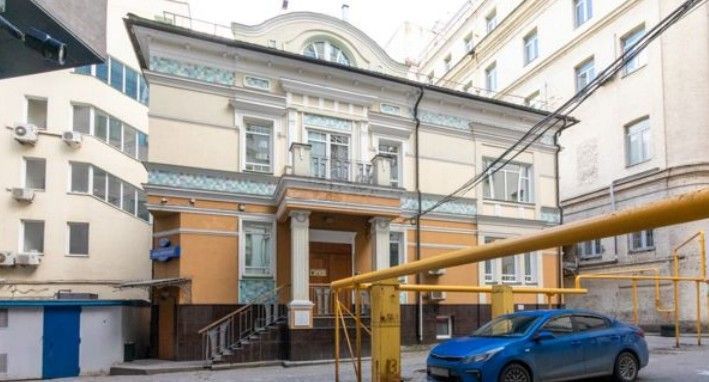 фасад дома, здание по адресу г Москва, Мясницкий проезд, д 1 стр 2