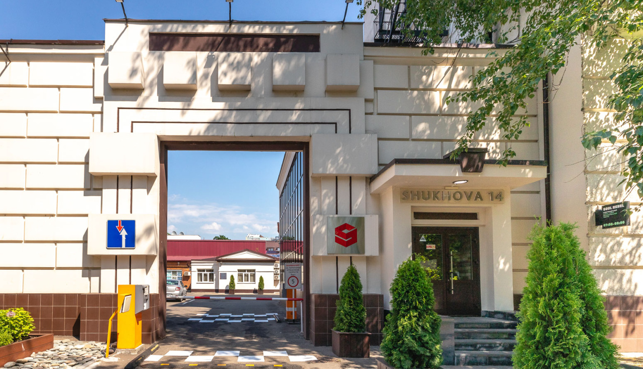 фасад дома, здание по адресу г Москва, ул Шухова, д 14 