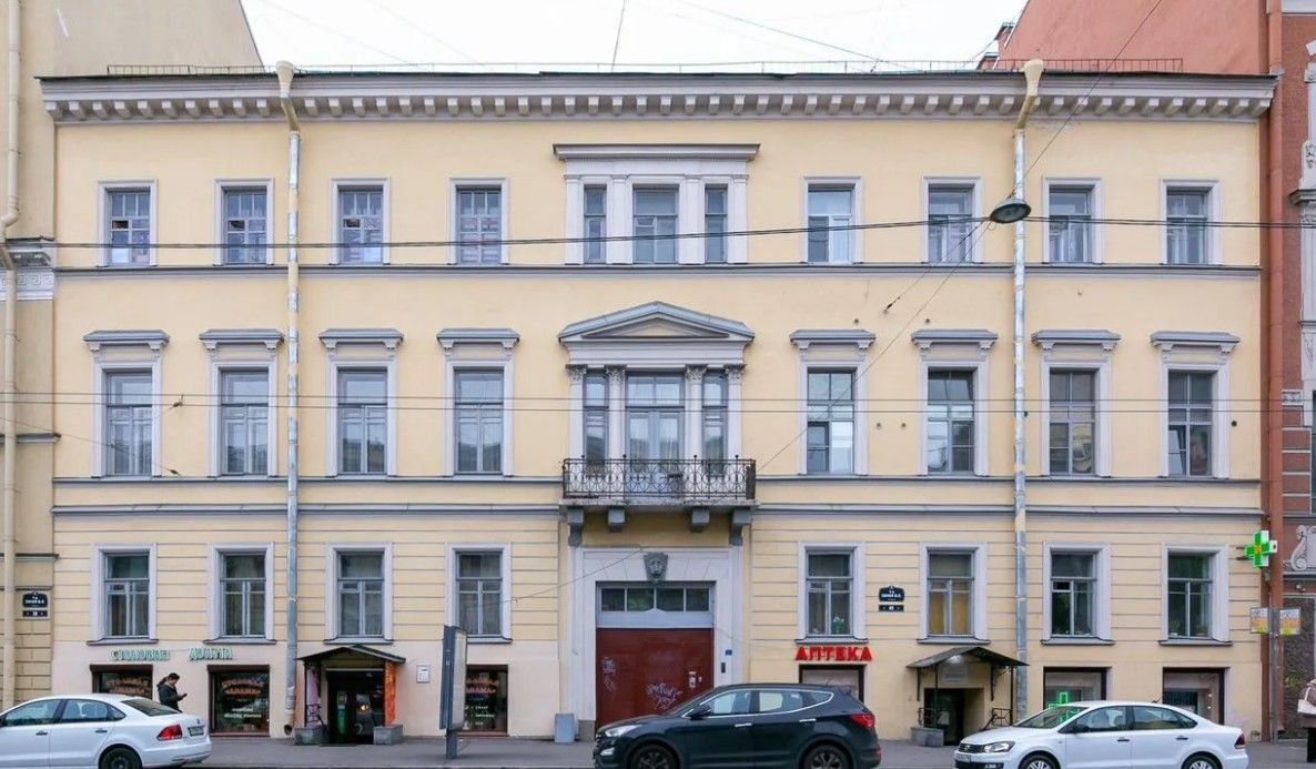 фасад дома, здание по адресу г Санкт-Петербург, лн 1-я В.О., д 40