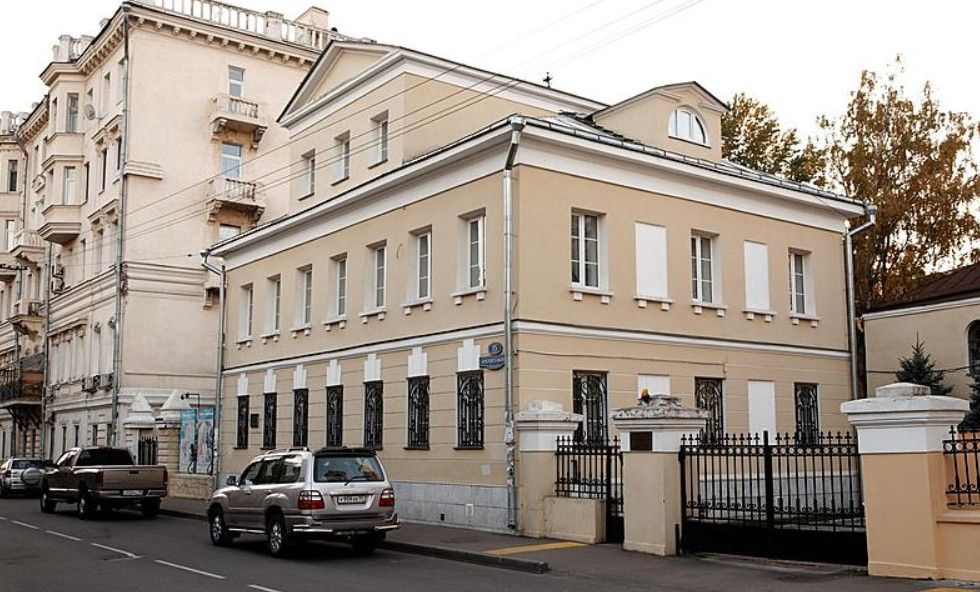 фасад дома, здание по адресу г Москва, Архангельский пер, д 15 стр 3