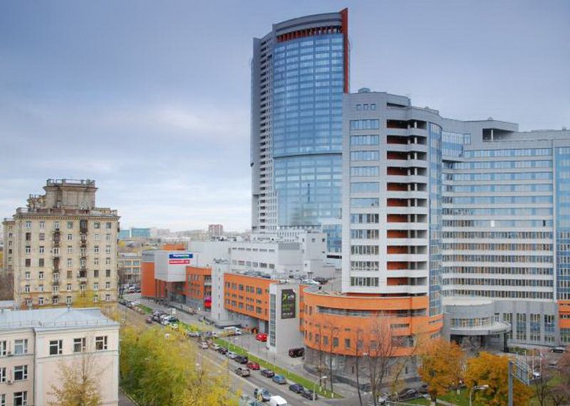 фасад дома, здание по адресу г Москва, Ленинградский пр-кт, д 31А стр 1