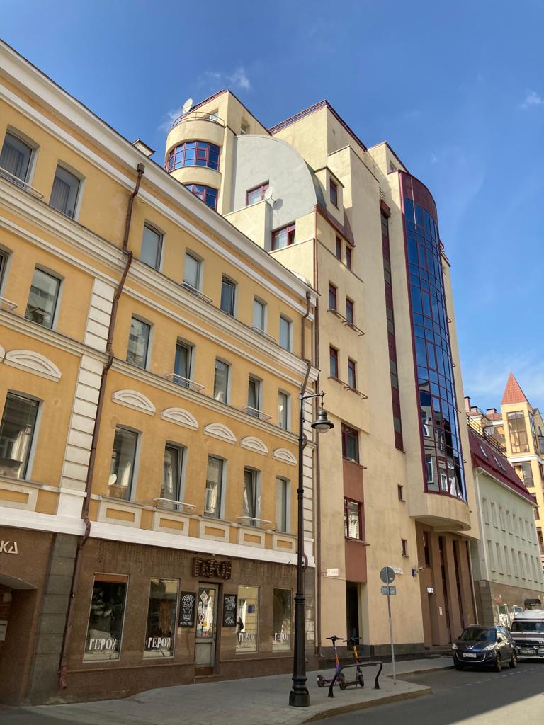фасад дома, здание по адресу г Москва, ул Трубная, д 23 к 2 