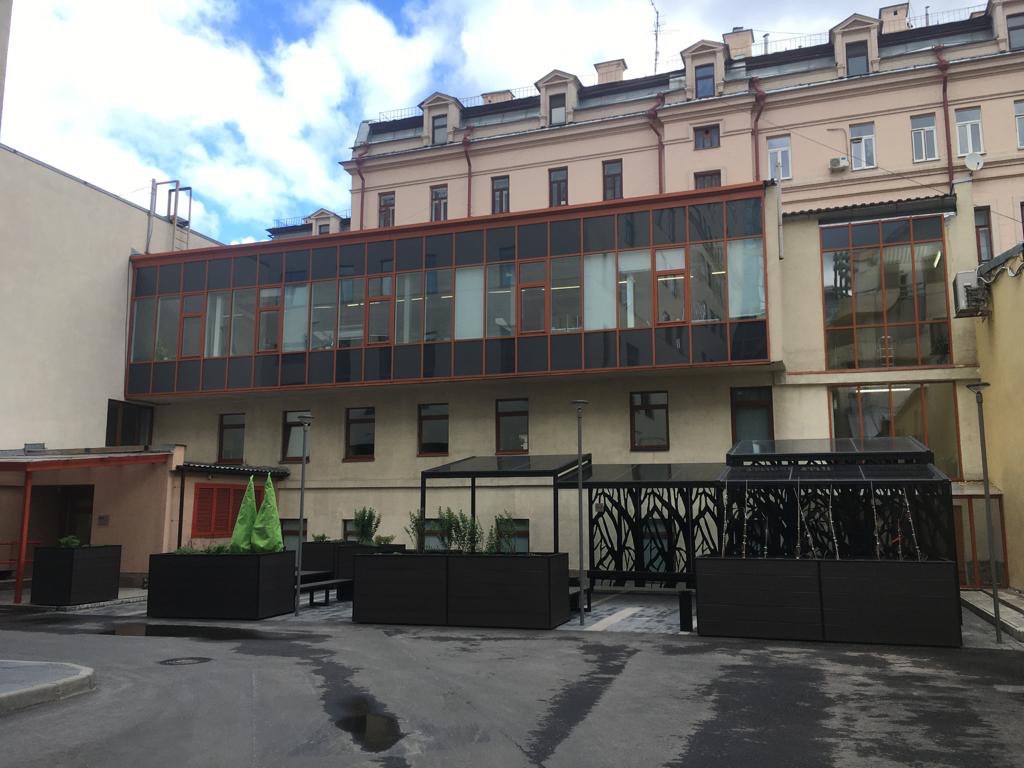 фасад дома, здание по адресу г Москва, Большой Кисловский пер, д 4 стр 3