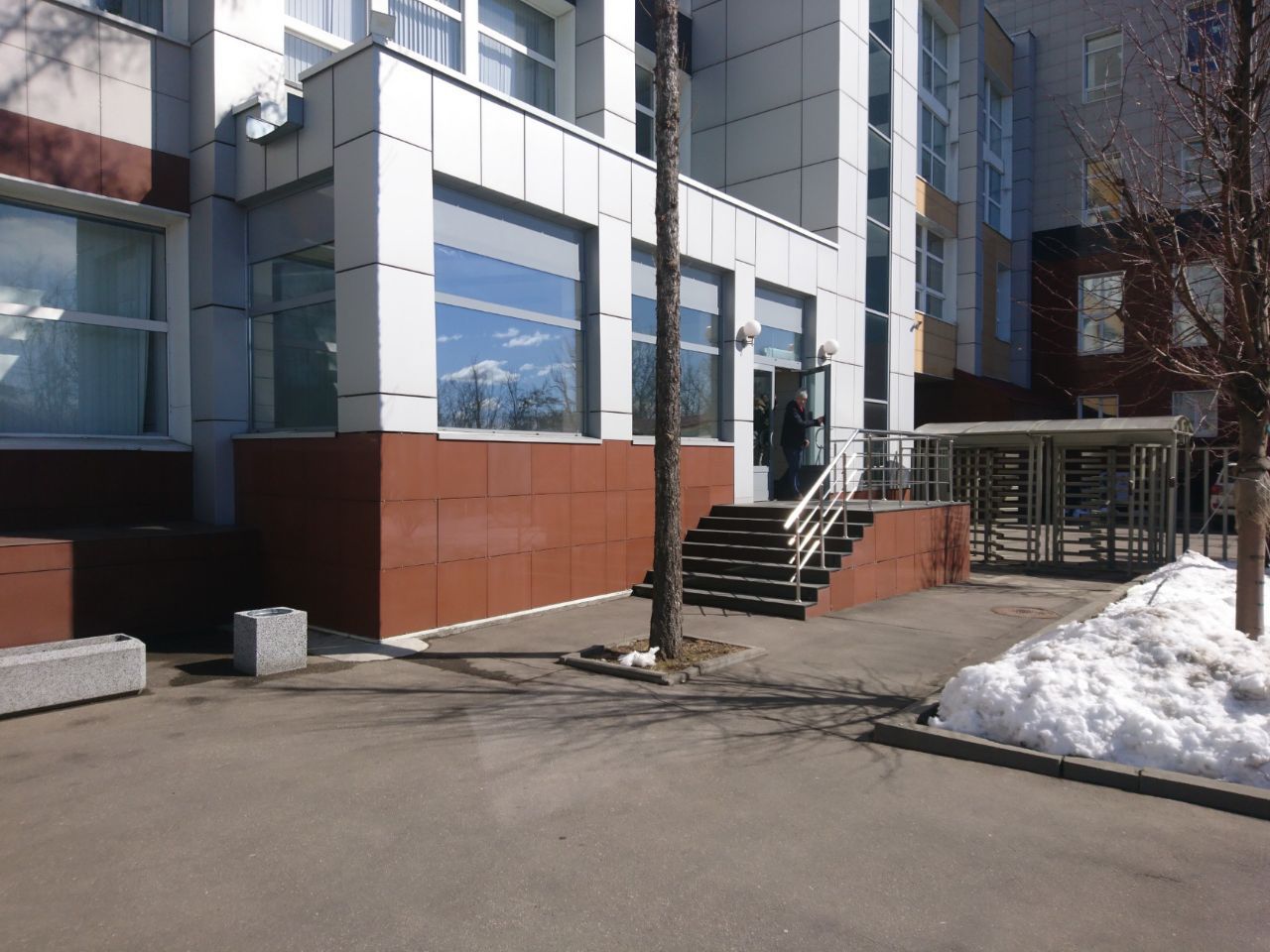 фасад дома, здание по адресу г Москва, ул Докукина, д 16 стр 3 