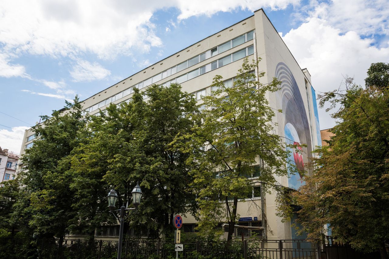 фасад дома, здание по адресу г Москва, Земледельческий пер, д 15 