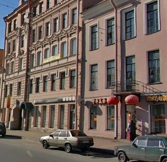 фасад дома, здание по адресу г Санкт-Петербург, пр-кт Римского-Корсакова, д 93
