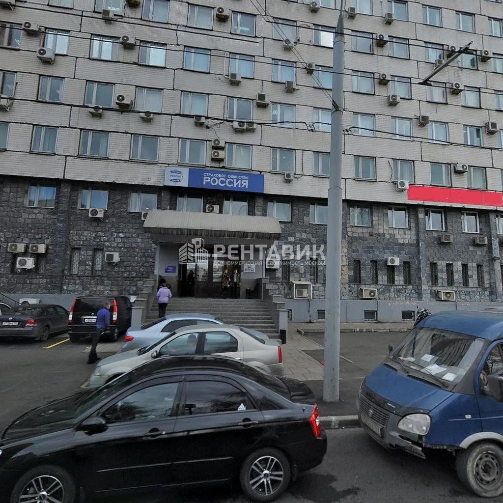 фасад дома, здание по адресу г Москва, проезд Ольминского, д 3А стр 3